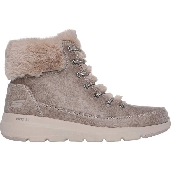 Skechers Skechers GLACIAL ULTRA - WONDERLAND Дамски зимни обувки, сиво, размер