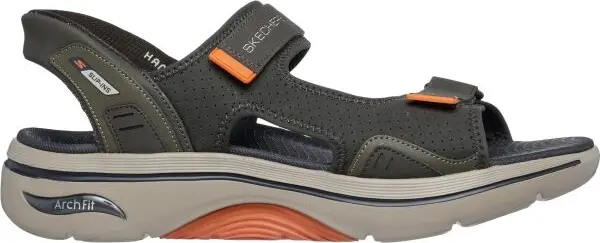 Skechers Skechers GO WALK ARCH FIT 2.0 SANDAL Мъжки спортни сандали, khaki, размер