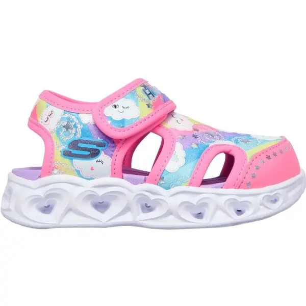 Skechers Skechers HEART LIGHTS Момичешки сандали, розово, размер