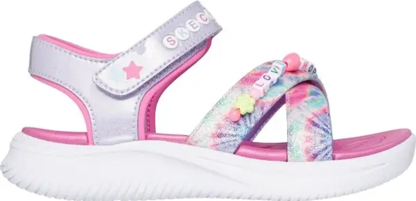 Skechers Skechers JUMPSTERS SANDAL - TIE DYE BFFS Момичешки сандали, розово, размер