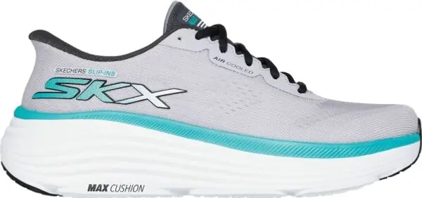 Skechers Skechers MAX CUSHIONING ENDEAVOUR Мъжки обувки, сиво, размер