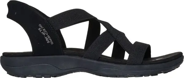 Skechers Skechers REGGAE SLIM - STRETCH FLEX Дамски сандали, черно, размер
