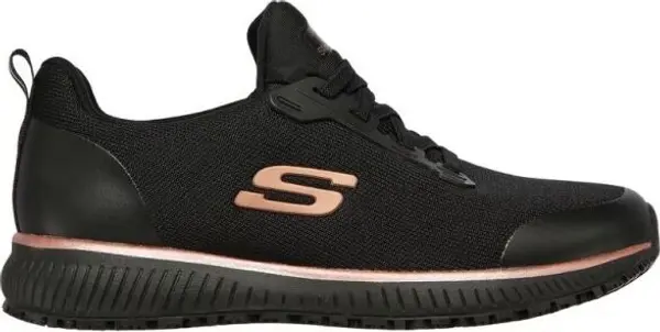 Skechers Skechers SQUAD SR Дамски работни обувки, черно, размер