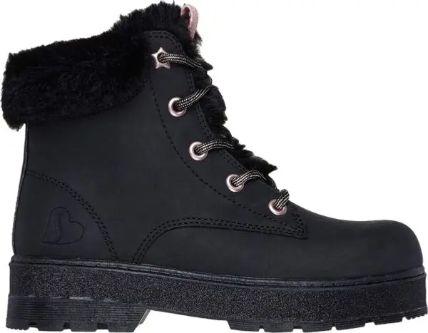 Skechers Skechers STREET GLITZ Момичешки зимни обувки, черно, размер