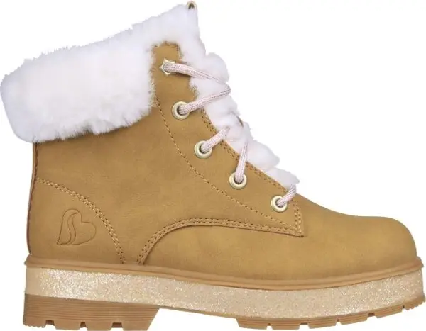 Skechers Skechers STREET GLITZ Момичешки зимни обувки, кафяво, размер