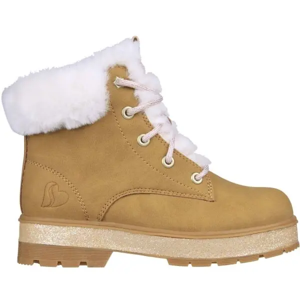 Skechers Skechers STREET GLITZ Момичешки зимни обувки, кафяво, размер
