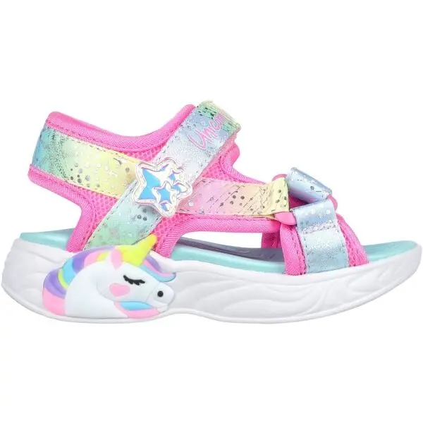 Skechers Skechers UNICORN DREAMS - MAJESTIC BLISS Момичешки сандали, розово, размер