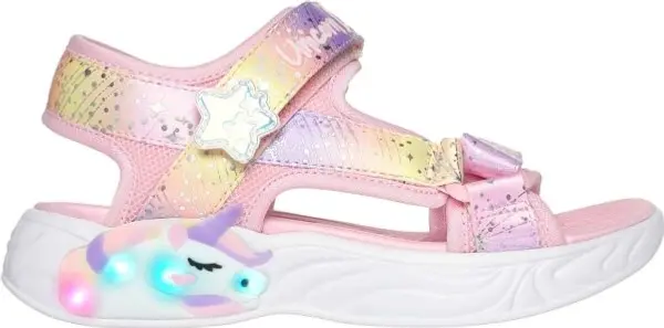 Skechers Skechers UNICORN DREAMS - MAJESTIC BLISS Момичешки сандали, розово, размер
