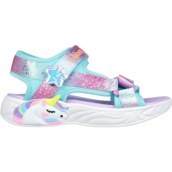 Skechers Skechers UNICORN DREAMS - MAJESTIC BLISS Момичешки сандали, тюркоазено, размер