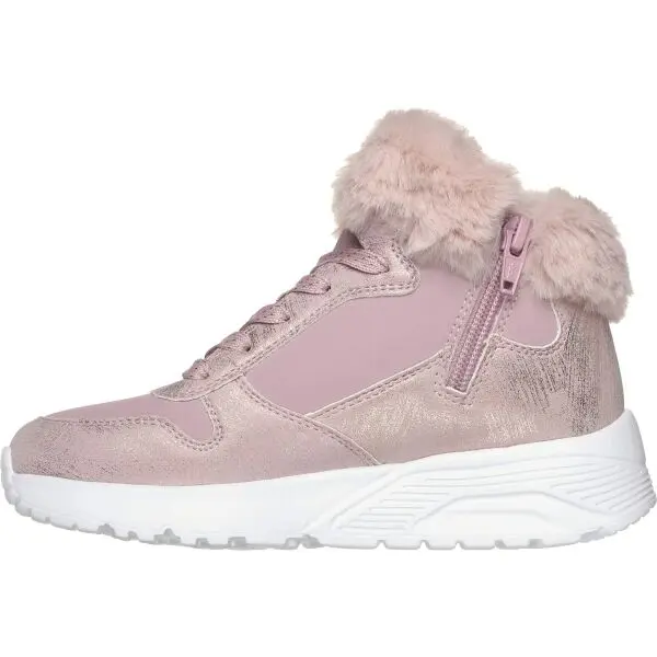 Skechers Skechers UNO LITE - COMFURT COLLAR Момичешки зимни обувки, розово, размер