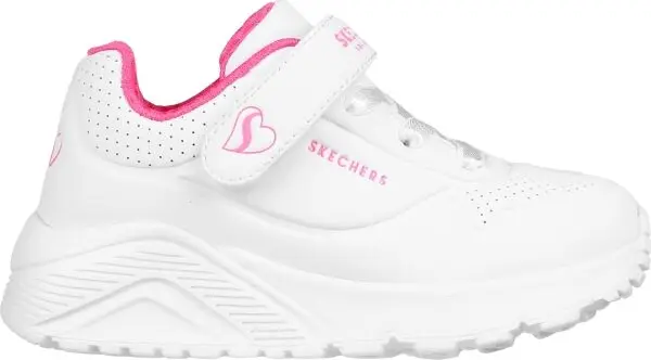 Skechers Skechers UNO LITE Детски обувки за свободното време за момичета, бяло, размер