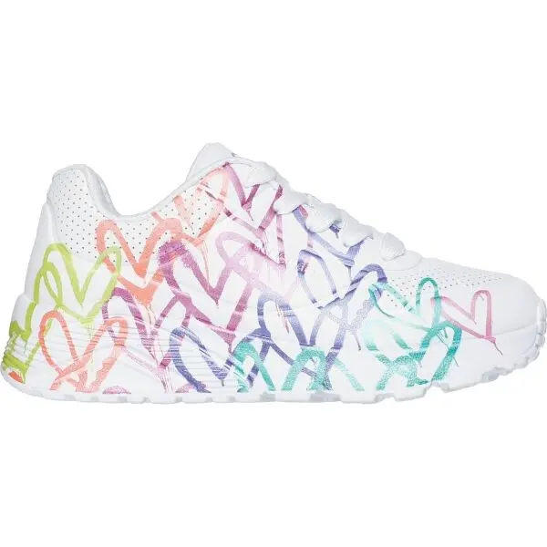 Skechers Skechers UNO LITE Детски обувки за свободното време за момичета, бяло, размер