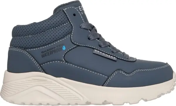 Skechers Skechers UNO LITE Детски затоплени обувки, сиво, размер
