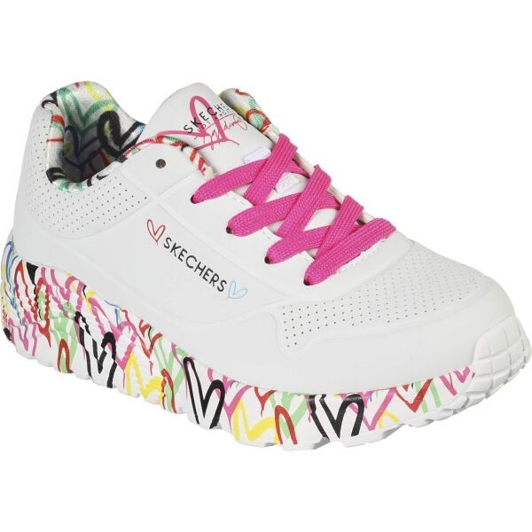 Skechers Skechers UNO LITE - LOVELY LUV Детски обувки за свободното време, бяло, размер