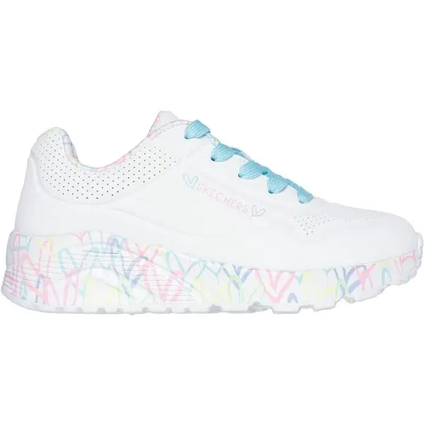 Skechers Skechers UNO LITE - LOVELY LUV Детски обувки за свободното време, бяло, размер
