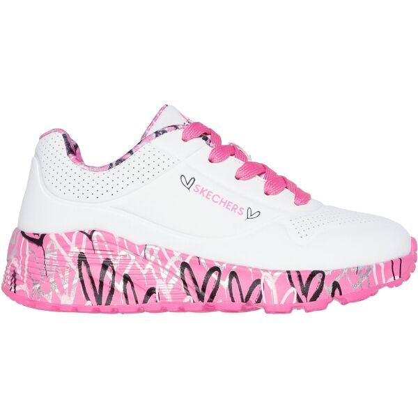 Skechers Skechers UNO LITE - LOVELY LUV Детски обувки за свободното време, бяло, размер