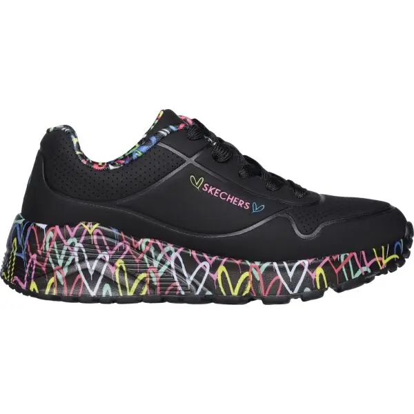 Skechers Skechers UNO LITE - LOVELY LUV Детски обувки за свободното време, черно, размер
