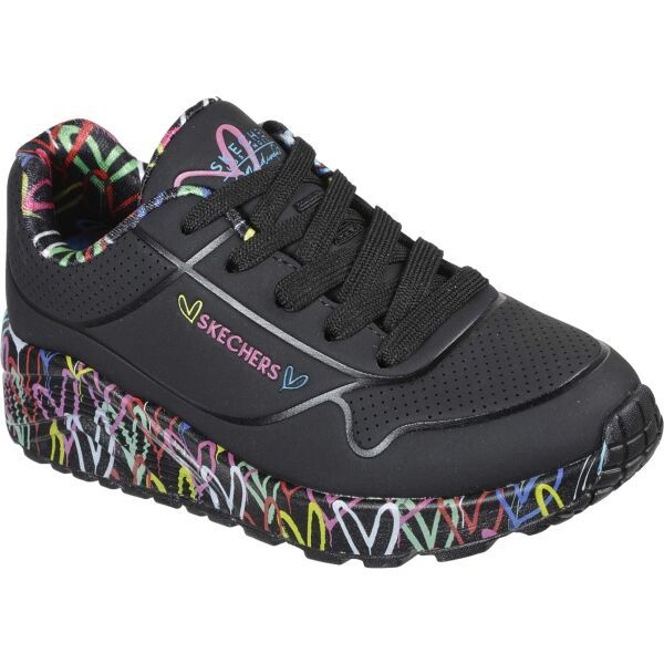 Skechers Skechers UNO LITE - LOVELY LUV Детски обувки за свободното време, черно, размер