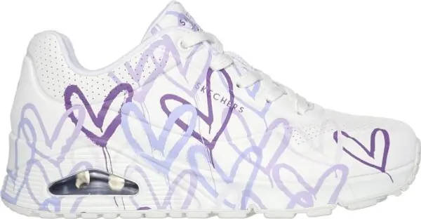 Skechers Skechers UNO - LOVING LOVE Дамски обувки за свободното време, бяло, размер