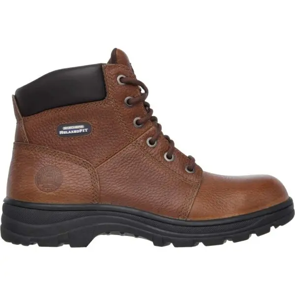 Skechers Skechers WORKSHIRE Мъжки работни обувки, кафяво, размер