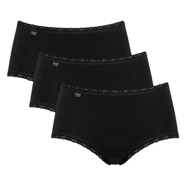 SLOGGI SLOGGI 24.VII Дамски бикини, черно, размер