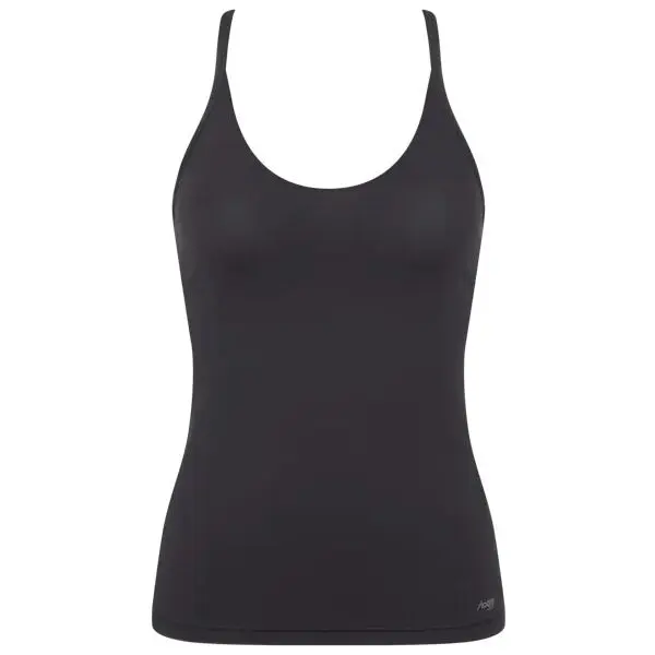 SLOGGI SLOGGI FREE EVOLVE SPAGHETTI TOP Дамски топ, черно, размер