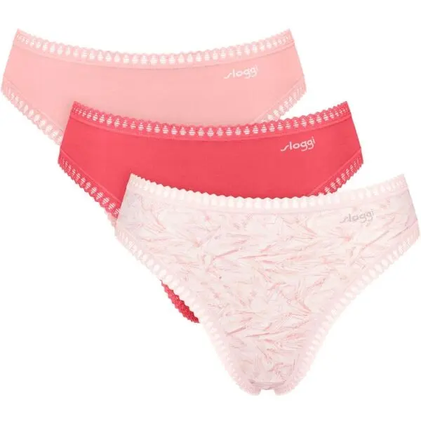 SLOGGI SLOGGI GO CRUSH HIGH LEG C3P Дамски бикини, розово, размер