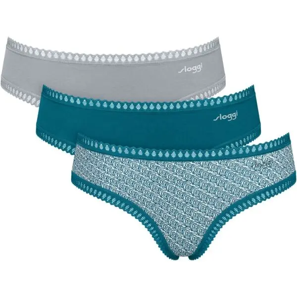 SLOGGI SLOGGI GO CRUSH HIPSTER C3P Дамски бикини, тъмнозелено, размер