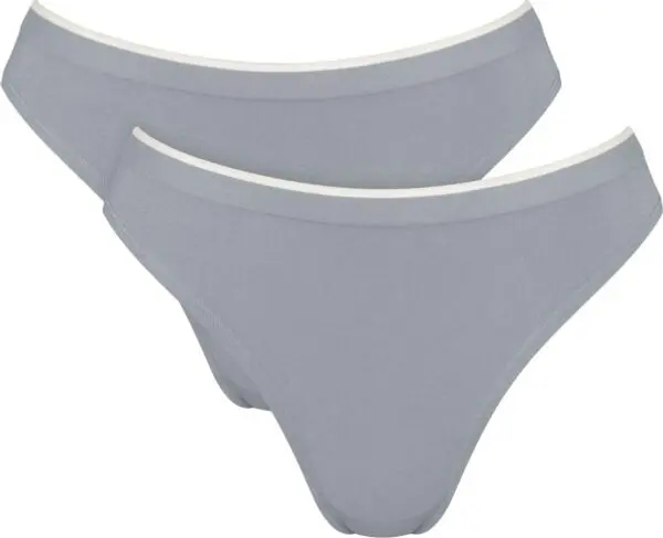 SLOGGI SLOGGI GO SENSE HIGH LEG 2P Дамски бикини, сиво, размер