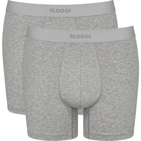 SLOGGI SLOGGI MEN EVER EASE SHORT 2P Мъжко бельо, сиво, размер