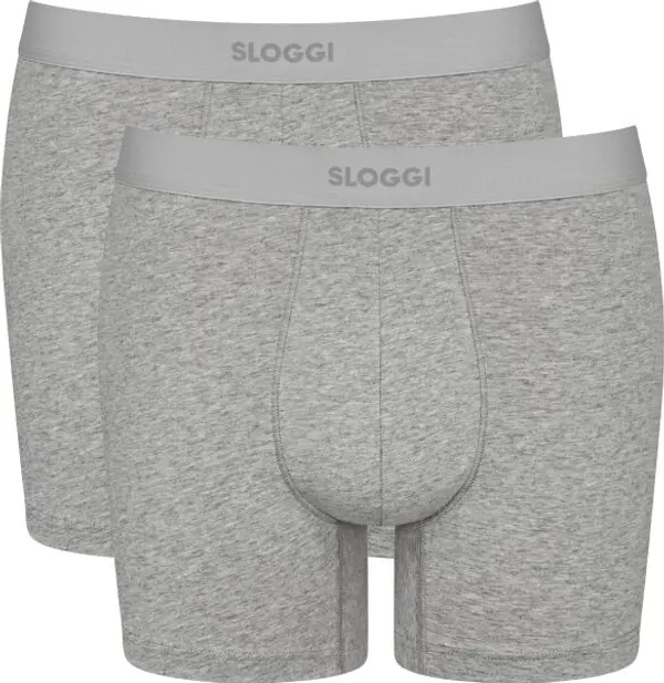 SLOGGI SLOGGI MEN EVER EASE SHORT 2P Мъжко бельо, сиво, размер