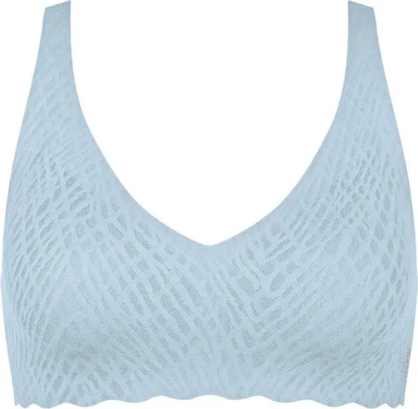 SLOGGI SLOGGI ZERO FEEL BLISS SOFT BRA Дамско бюстие, светлосиньо, размер