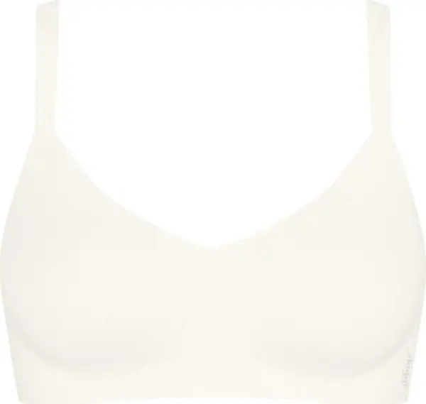 SLOGGI SLOGGI ZERO FEEL PURE SOFT BRA Дамско бюстие, бяло, размер