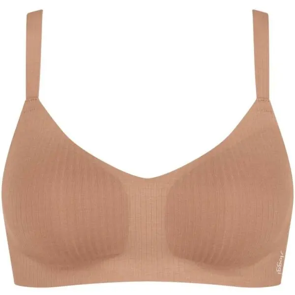 SLOGGI SLOGGI ZERO FEEL PURE SOFT BRA Дамско бюстие, кафяво, размер