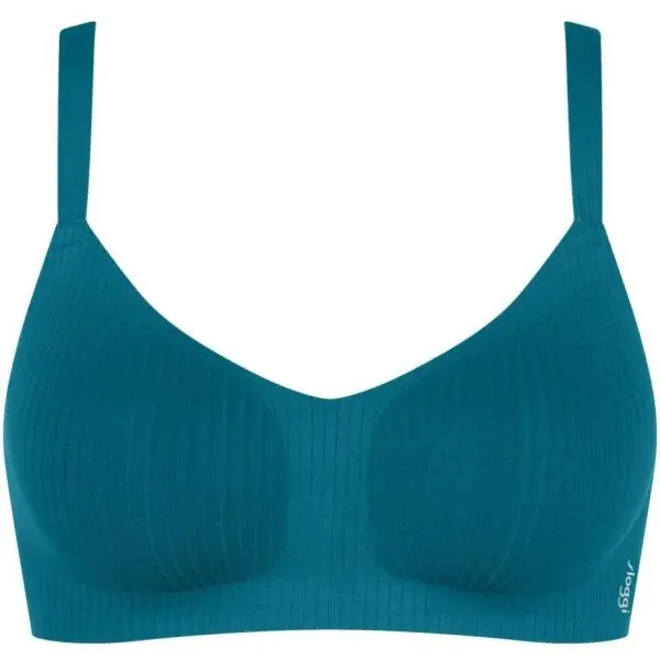 SLOGGI SLOGGI ZERO FEEL PURE SOFT BRA Дамско бюстие, синьо, размер