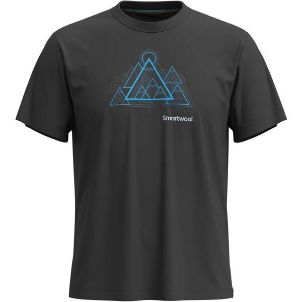 Smartwool Smartwool BEAR RANGE GRAPHIC SHORT SLEEVE TEE Мъжка тениска, тъмносиво, размер