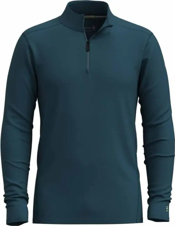 Smartwool Smartwool CLASSIC A-S MERINO BL 1/4 ZIP Мъжка функционална тениска, тъмносин, размер