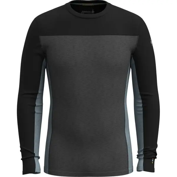 Smartwool Smartwool CLASSIC THERMAL MERINO BL CRW Мъжка термо тениска, черно, размер