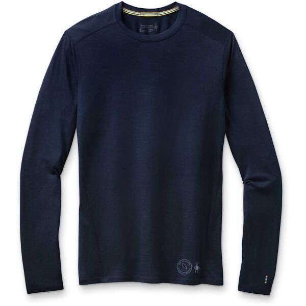 Smartwool Smartwool M CLASSIC A-S P-B DYE MERINO BL LS BXD Мъжка блуза, тъмносин, размер