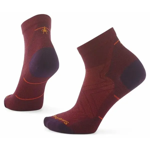 Smartwool Smartwool RUN ZERO CUSHION ANKLE SOCKS Дамски чорапи за спорт, червено, размер