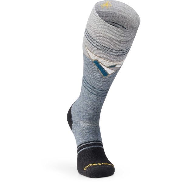 Smartwool Smartwool SNOWBOARD FC MOUNTAIN GEO PATTERN OTC Мъжки скиорски  чорапи, светлосиньо, размер