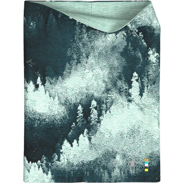 Smartwool Smartwool THERMAL MERINO REVERSIBLE NECK GAITER Кръгъл шал, тъмнозелено, размер