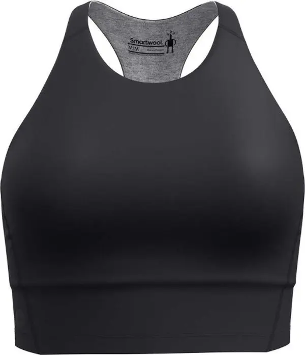 Smartwool Smartwool W ACTIVE CROP BRA Дамски спортен сутиен, черно, размер