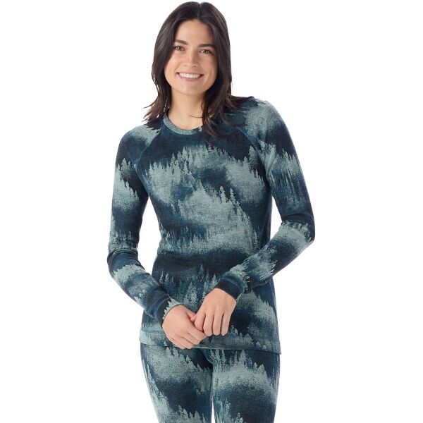 Smartwool Smartwool W CLASSIC THERMAL MERINO BL CREW BOXED Дамска тениска, зелено, размер