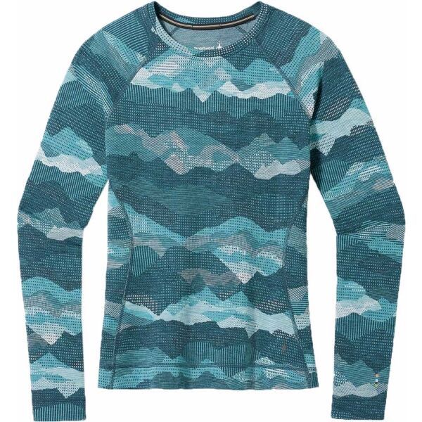 Smartwool Smartwool W CLASSIC THERMAL MERINO BL CREW BOXED Дамска тениска, зелено, размер