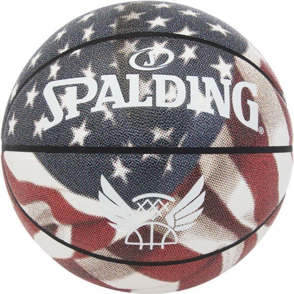 Spalding Spalding TREND STARS STRIPES Баскетболна топка, бяло, размер