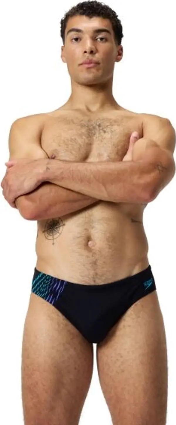 Speedo Speedo 7CM TECH PANEL Мъжки бански, черно, размер