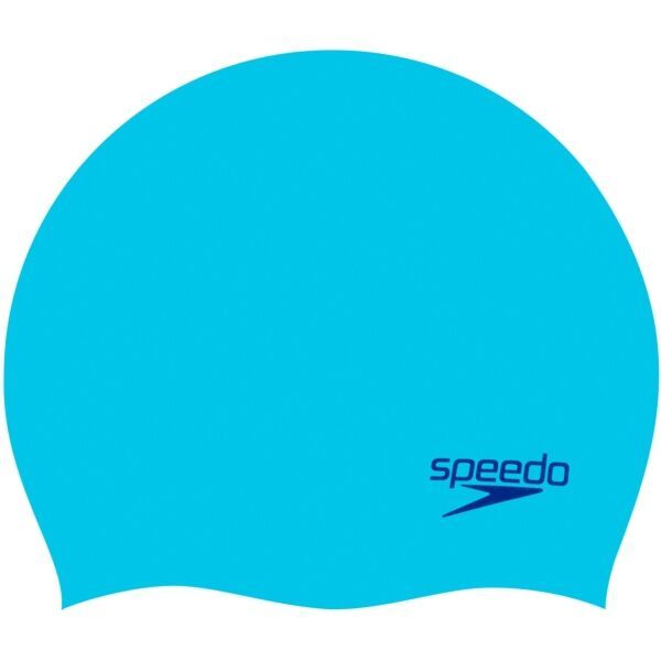 Speedo Speedo MOULDED SILC CAP JU Юношеска шапка за плуване, светлосиньо, размер