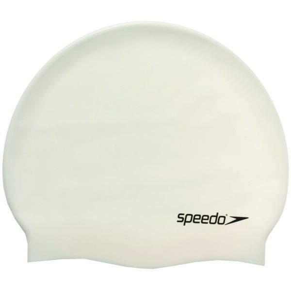 Speedo Speedo PLAIN FLAT CAP Плувна шапка, бяло, размер