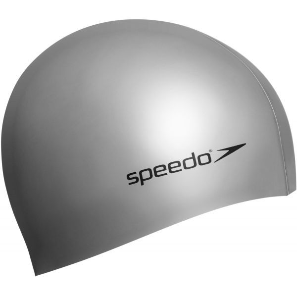 Speedo Speedo PLAIN FLAT CAP Плувна шапка, сребърно, размер
